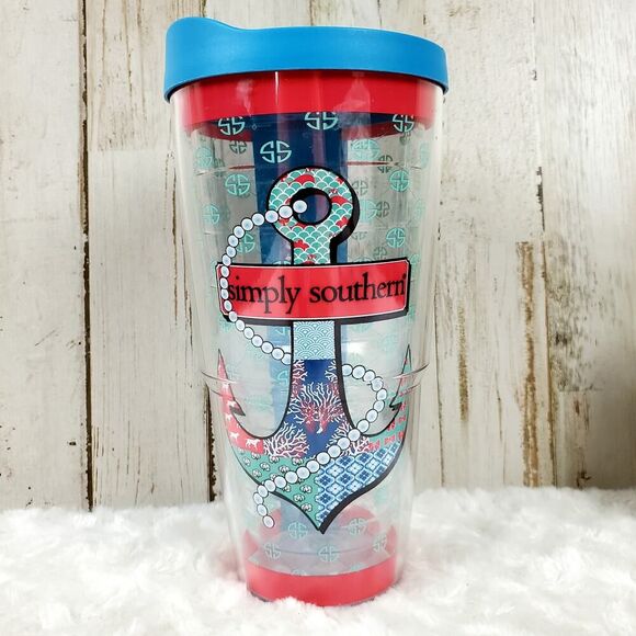 Simply Southern Anchor Tervis Tumbler Cup 24 oz. - Picture 1 of 7